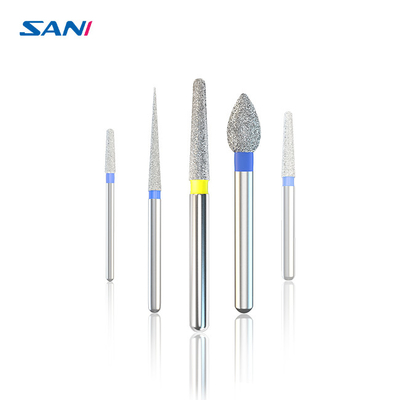 فرزهای دندانی نقره ای فولاد ضد زنگ با کارایی بالا FG Diamond Burs با سرعت بالا 11 میلی متر