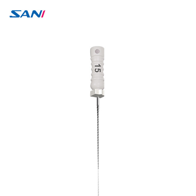 کتابچه راهنمای دندانپزشکی از جنس استنلس استیل فایل های سوپر سی 6 عدد/ بسته 6# 8# 10# 12# 15# 17# برای درمان ریشه
