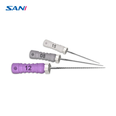 فایل های Super C از فولاد ضد زنگ دندان 06# 08# 10# 12# 15# برای درمان ریشه