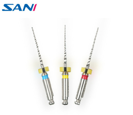 فایل‌های دندانی روتاری نیتی 2.0N/Cm فایل کودک برای درمان ریشه 3 عدد/بسته
