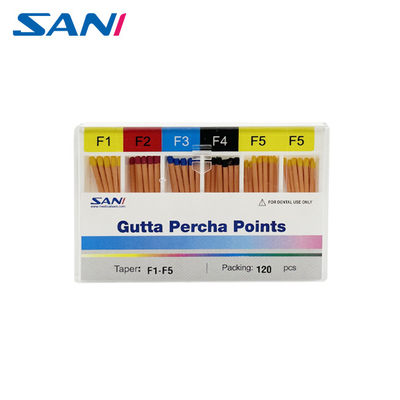 دندانپزشکی اندودونتیک Gutta Percha Points Taper 02/04/06/F1-F5 با گواهی CE