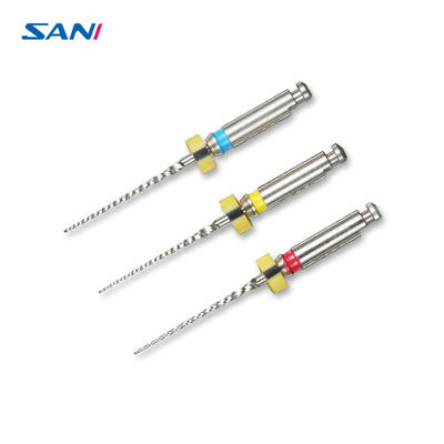 فایل های دندانپزشکی روتاری نیتی 2.0N/Cm فایل کودک برای درمان ریشه 3 عدد/بسته